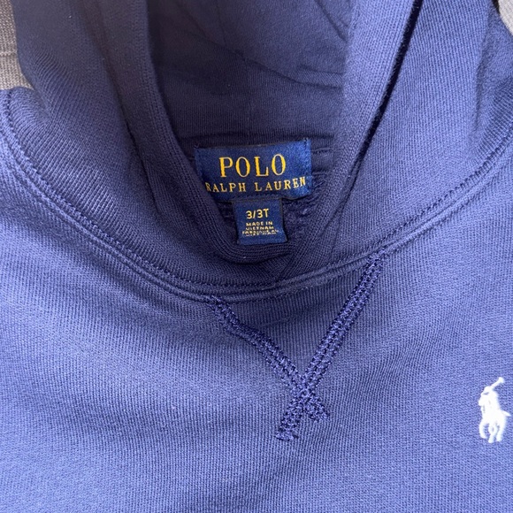 Polo by Ralph Lauren Kids Blue Hoodie - Picture 2 of 3